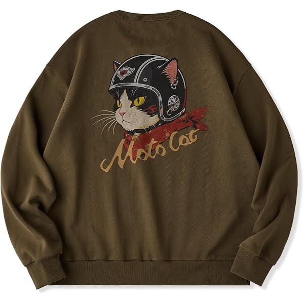Amazon | [karaku] ジャケット メンズ 「ヘルメットを被った猫